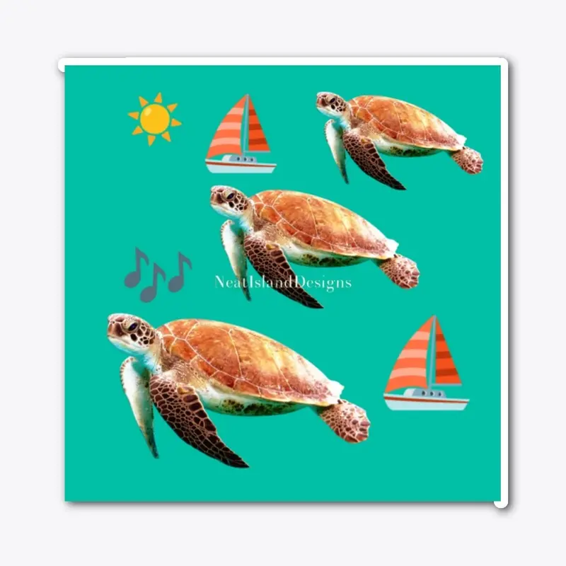 Sticker Turtles 