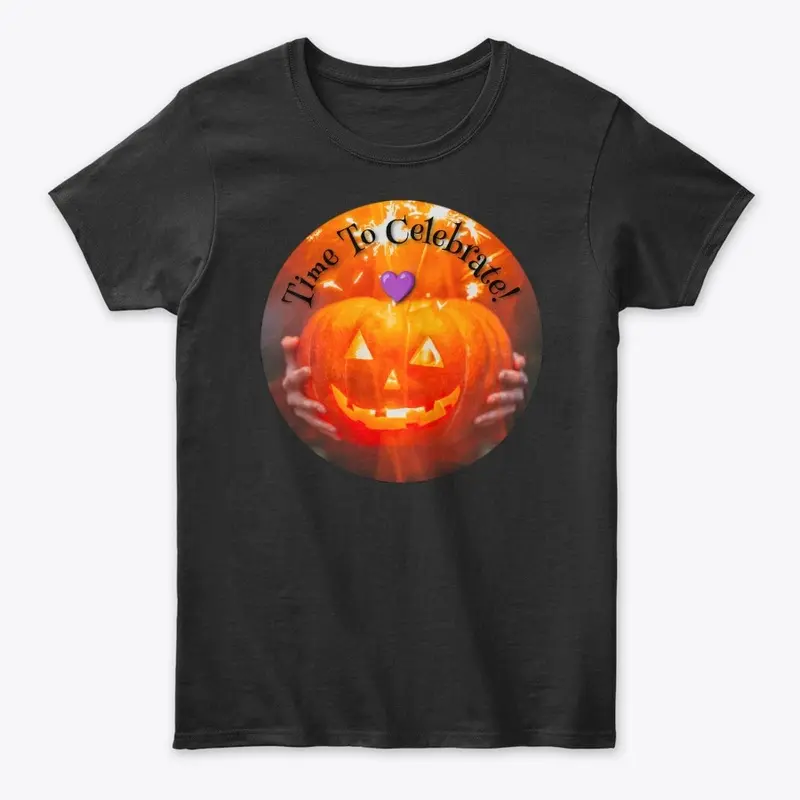 Womens Tee Time to Celebrate Halloween 