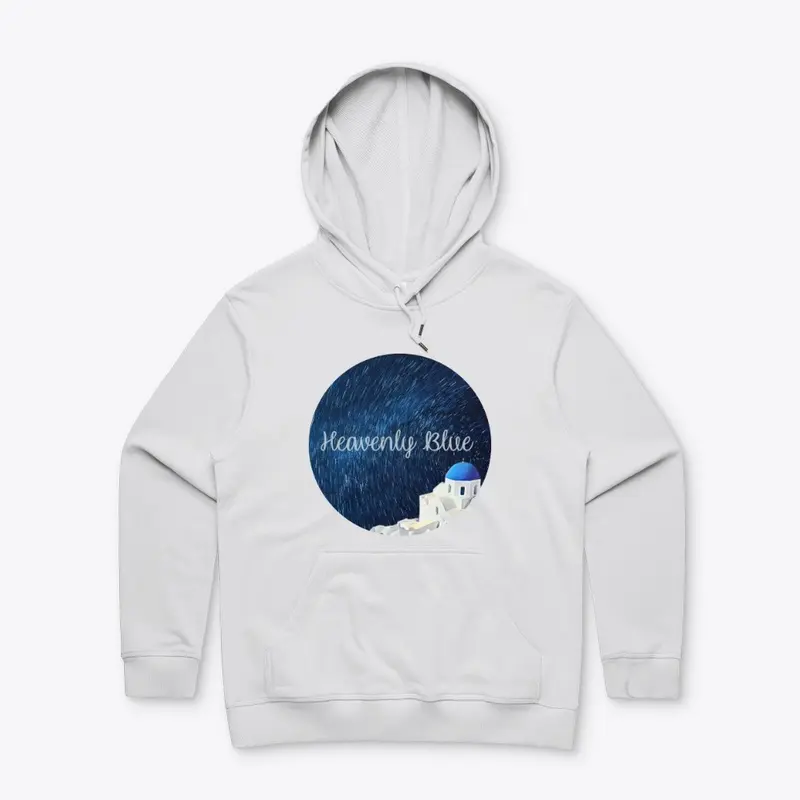 Womens Hoodie Heavenly Blue 