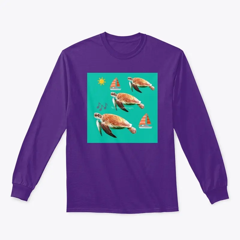 Long Sleeve Tee Turtles 