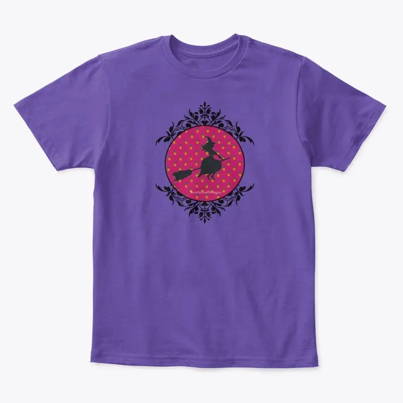 Kids Girls Youth Halloween Tee 