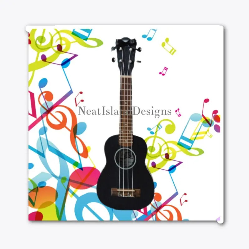 Sticker Ukulele #2