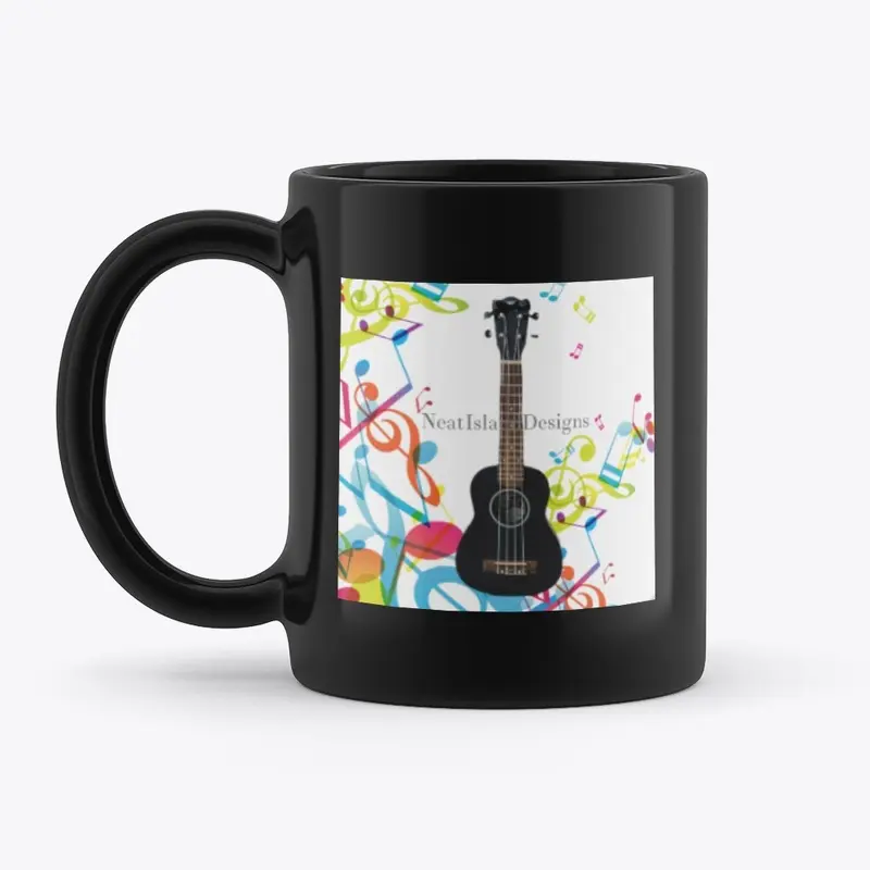 Coffee Mug Music Ukulele 