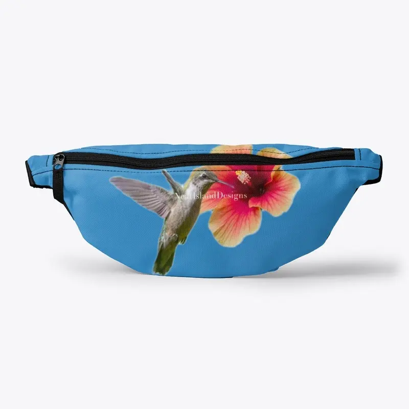 Fanny Pouch Hummingbird Hibiscus 